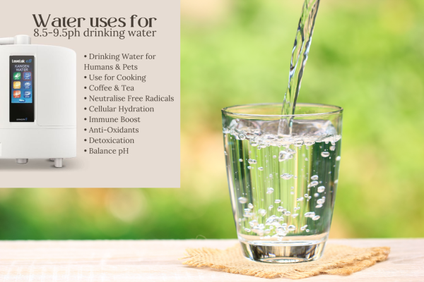 Benefits of a glass of Kangen water